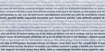 Visuelles Schriftbild von Swiss 721